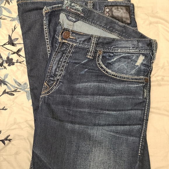 Men's silver jeans 40x32 - Picture 6 of 9